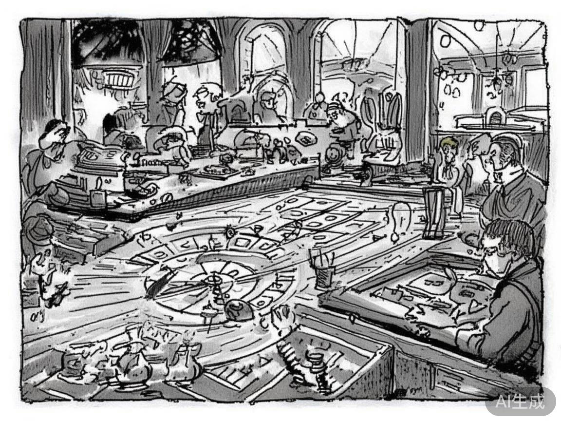 其中，“皇家赌场的豪赌人生”成为许多网友调侃的焦点