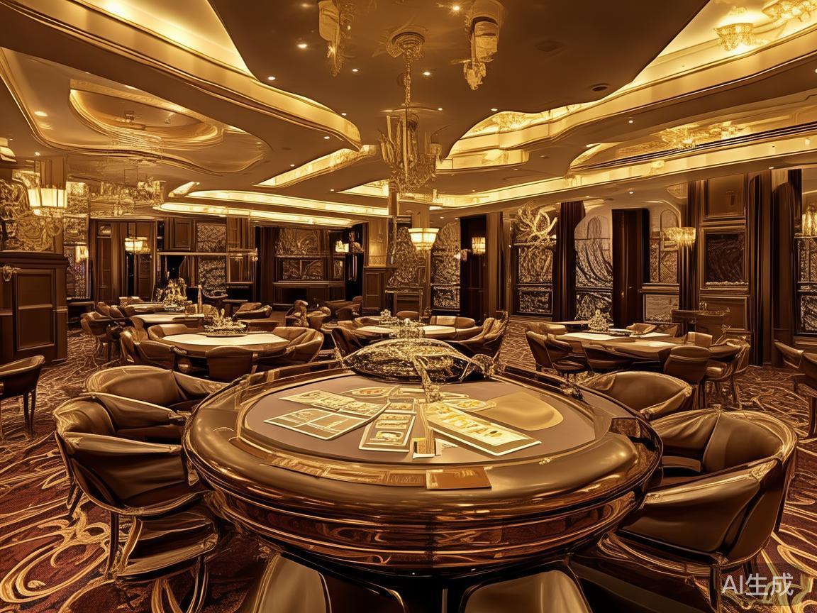 在皇家澳门赌场，背景音乐的设计旨在营造奢华而神秘的